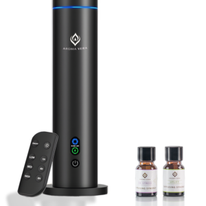 Waterless Scent Diffuser - Black (include two 100ml synergy oils from the collection of zen, calm, uplift, fresh and breath)
