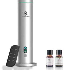 Waterless Scent Diffuser - Silver (include two 100ml synergy oils from the collection of zen, calm, uplift, fresh and breath)